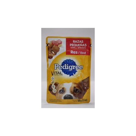 Effem Caja Pedigree Razas Pequeñas Res 100G/40P-DespensayMas-Effem