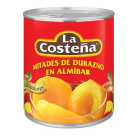 La Costeña Media Caja Duraznos en Mitades 3000G/3P-DespensayMas-La Costeña