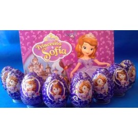 Eone Caja Chocolate Huevo Sorpresa Princesita Sofia 16C/6P-DespensayMas-Eone