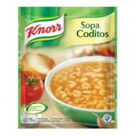 Unilever Media Caja Sopas Knorr Coditos 95G/6P-DespensayMas-Unilever