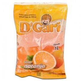 DÂ´Gari Caja Gelatina Naranja 840G/10P-DespensayMas-DÂ´Gari