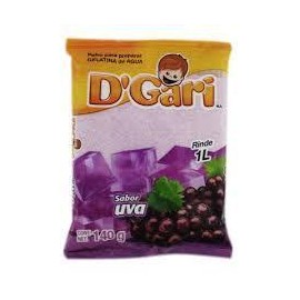 DÂ´Gari Media Caja Gelatina Uva 840G/5P-DespensayMas-DÂ´Gari