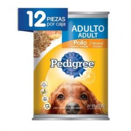 Effem Caja alimento para perro Pedigree molida de res 625G/12P-DespensayMas-Effem