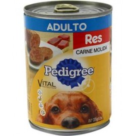 Effem Caja comida para perros pedigree molida res 375G/24P-DespensayMas-Effem