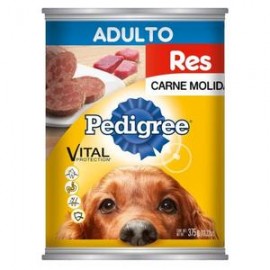 Effem Media Caja comida para perros pedigree molida res 375G/12P-DespensayMas-Effem