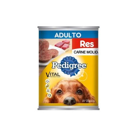 Effem Media Caja comida para perros pedigree molida res 375G/12P-DespensayMas-Effem