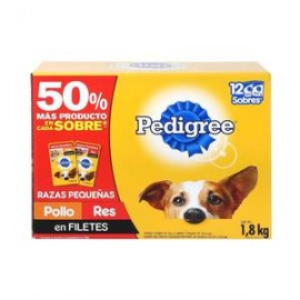 Effem Alimento para Perro Pedigree Razas Pequeñas 12P/150G - ZK-DespensayMas-Effem