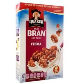 Pepsico Media Caja Cereal Quaker Multibran Raisin 420G/8P-DespensayMas-Pepsico