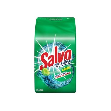 Procter & Gamble Caja Lavatrastes Salvo Polvo Limon 500G/24B-DespensayMas-Procter & Gamble