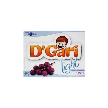 DÂ´Gari Caja Gelatina D'Gari Light Uva 20G/24P-DespensayMas-DÂ´Gari