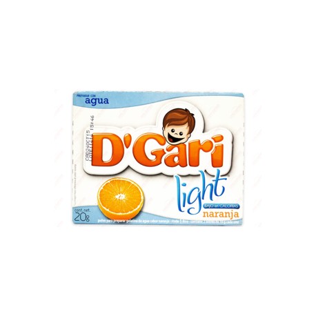 DÂ´Gari Caja Gelatina D'Gari Light Naranja 20G/24P-DespensayMas-DÂ´Gari