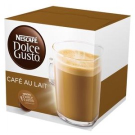 Nestlé Caja café Dolce Gusto Au Lait 160G/16C/3P-DespensayMas-Nestlé