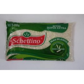 Schettino Paquete Arroz Super Extra Schettino 500G/20B-DespensayMas-Schettino