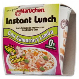 Maruchan Caja sopa Maruchan sabor camarón y limón 12P/64G-DespensayMas-Maruchan