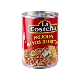 La Costeña Caja Frijol Bayo Refrito 820G/12P-DespensayMas-La Costeña