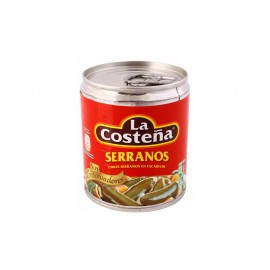 La Costeña Media Caja Chiles Serranos 800G/6P-DespensayMas-La Costeña