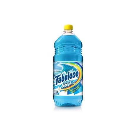 Colgate Palmolive Caja Limpiador Fabuloso Mar Fresco 1L/12P-DespensayMas-Colgate Palmolive