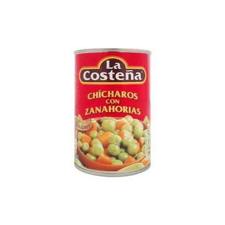 La Costeña Caja de Chícharo con Zanahoria 420G/24P-DespensayMas-La Costeña