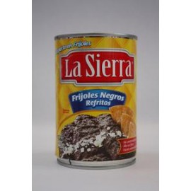 Sabormex Caja Frijol Negro Refrito La Sierra 440G/24P-DespensayMas-Sabormex