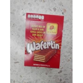 MayoreoTotal Caja Chocolate Wafertin La Rosa 24C/24P-DespensayMas-MayoreoTotal