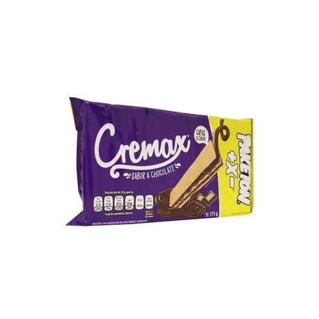 Pepsico Caja Galletas Cremax de Chocolate Gamesa 171G/8P-DespensayMas-Pepsico