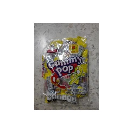 MayoreoTotal Caja Goma Gummy Pop 21C/25P-DespensayMas-MayoreoTotal