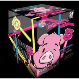 Cool Toons Caja Paleta Puerquito Neon 24C/24P-DespensayMas-Cool Toons