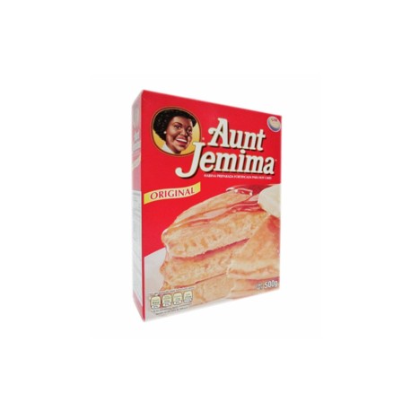 Pepsico Media Caja Harina Hot Cakes Aunt Jemina Quaker 500G/5P-DespensayMas-Pepsico