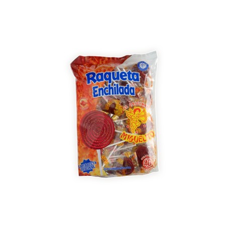 MayoreoTotal Caja Paleta Miguelito raqueta 20C/40P-DespensayMas-MayoreoTotal