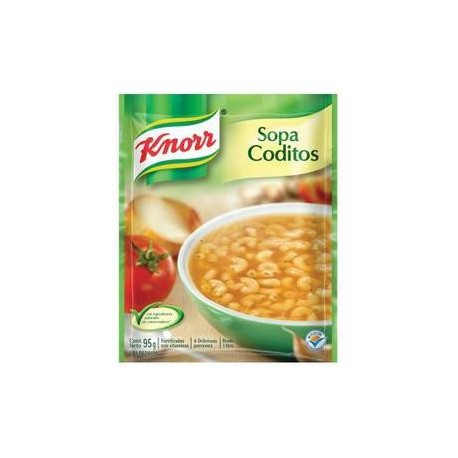 Unilever Media Caja Sopas Knorr Coditos 95G/6P-DespensayMas-Unilever