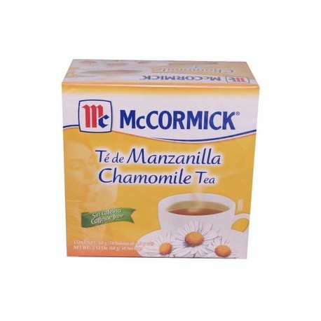 Herdez Caja de té de manzanilla McCormick 24P/50S-DespensayMas-Herdez