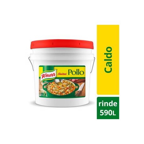 Unilever Food Solutions Caldo de Pollo Knorr Suiza Cubeta 13K-DespensayMas-Unilever Food Solutions