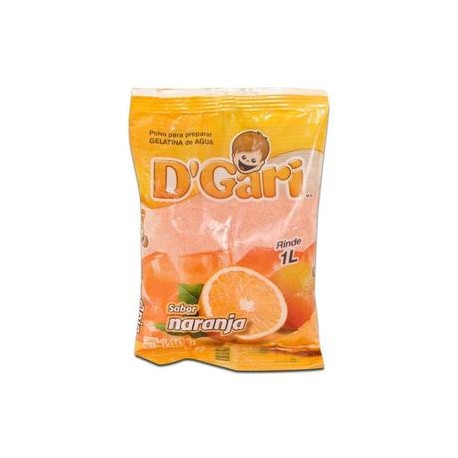 DÂ´Gari Caja Gelatina Naranja 840G/10P-DespensayMas-DÂ´Gari