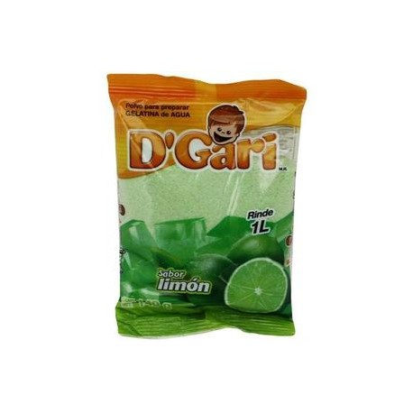 DÂ´Gari Media Caja Gelatina Limon 840G/5P-DespensayMas-DÂ´Gari