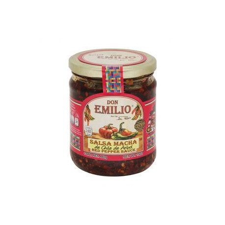 Don Emilio Salsa Macha Don Emilio Chile de Árbol 440G - ZK-DespensayMas-Don Emilio