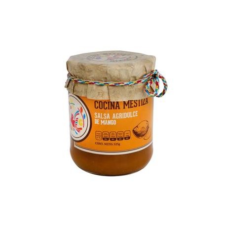 Cocina Mestiza Salsa Agridulce Cocina Mestiza Mango de 525 grs - Cocina Mestiza ZK-DespensayMas-Cocina Mestiza