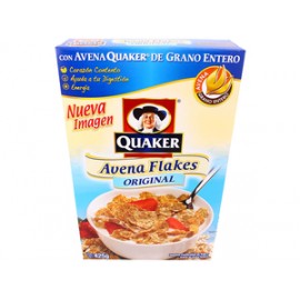 Pepsico Media Caja Cereal Quaker Avena Flakes 425G/8P-DespensayMas-Pepsico