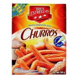 La Moderna Media Caja Harina para Churros Tres Estrellas 500G/6P-DespensayMas-La Moderna