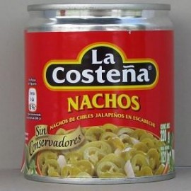 La Costeña Caja Chiles Nachos Jalapeños 220G/24P-DespensayMas-La Costeña