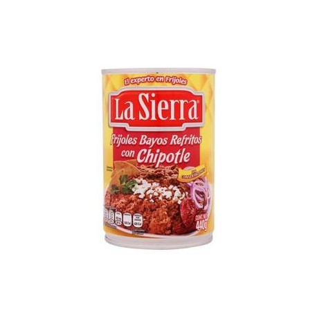 Sabormex Media Caja Frijol Con Chipotle La Sierra 440G/6P-DespensayMas-Sabormex