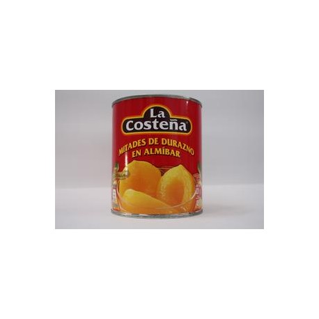 La Costeña Caja Duraznos en Mitades 820G/12P-DespensayMas-La Costeña