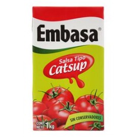 Herdez Caja Salsa Catsup Embasa del Fuerte 1K/12P-DespensayMas-Herdez