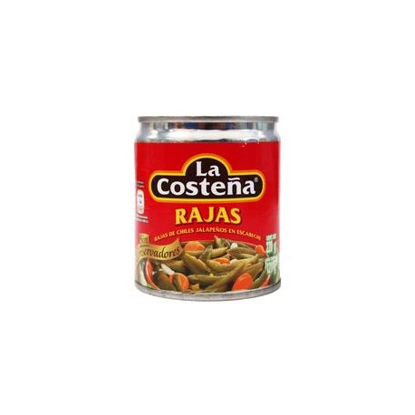 La Costeña Caja Chiles Rajas La Costeña 220G/48P-DespensayMas-La Costeña