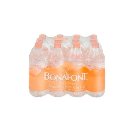 Bonafont Pack agua Bonafont 12P/1L - ZK-DespensayMas-Bonafont