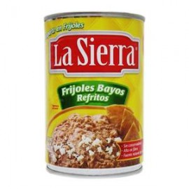 Sabormex Caja Frijol Bayo Refrito La Sierra 440G/24P-DespensayMas-Sabormex