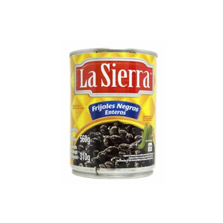 Sabormex Caja Frijol Negro Entero La Sierra 560G/12P-DespensayMas-Sabormex