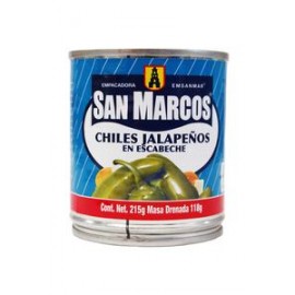 San Marcos Caja Chiles Jalapeños San Marcos 215G/24P-DespensayMas-San Marcos