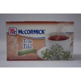 Herdez Caja Té de Tila Mccormick 25S/24P-DespensayMas-Herdez