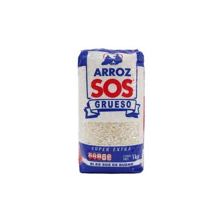 Ipacpa Paquete arroz SOS Super Extra 1K/12P-DespensayMas-Ipacpa