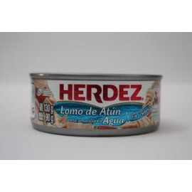 Herdez Media caja atún en agua Lomo 130G/24P-DespensayMas-Herdez